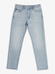 Girls Blue Straight Fit BCI Cotton Denim Bottom