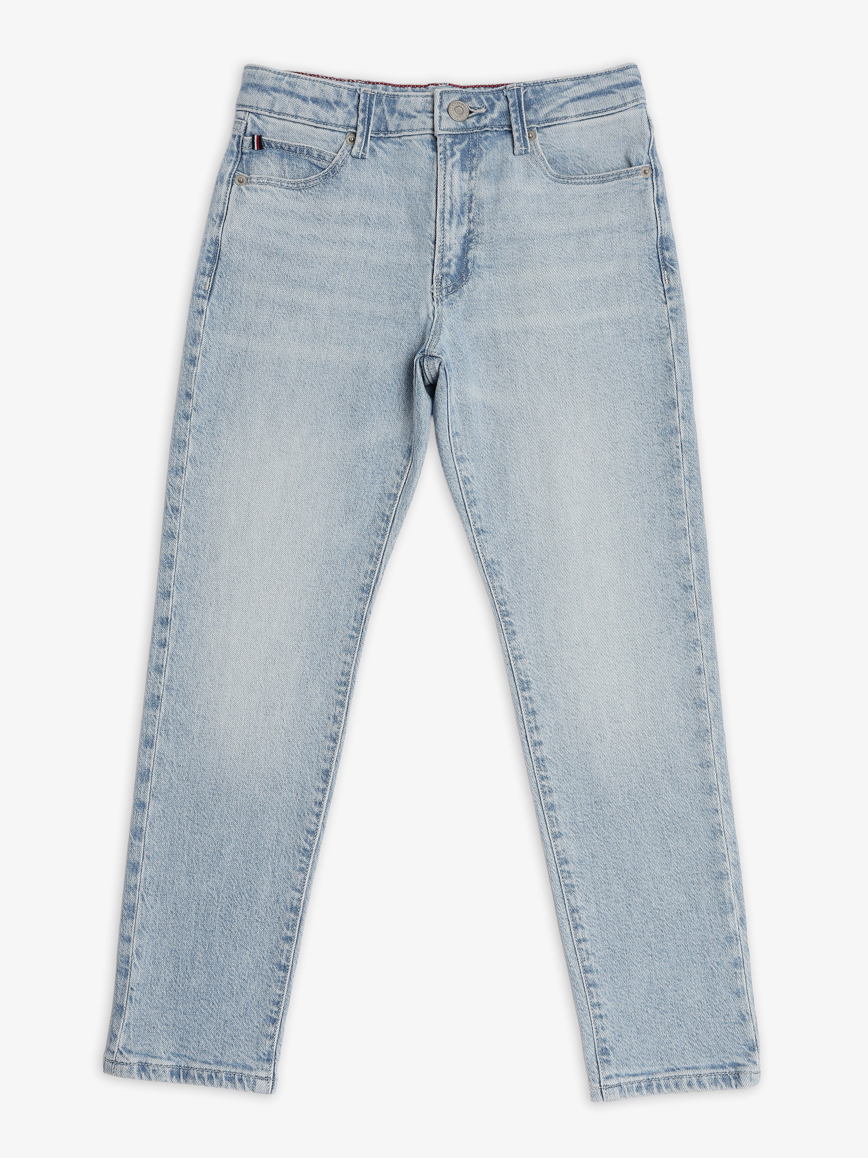 Girls Blue Straight Fit BCI Cotton Denim Bottom