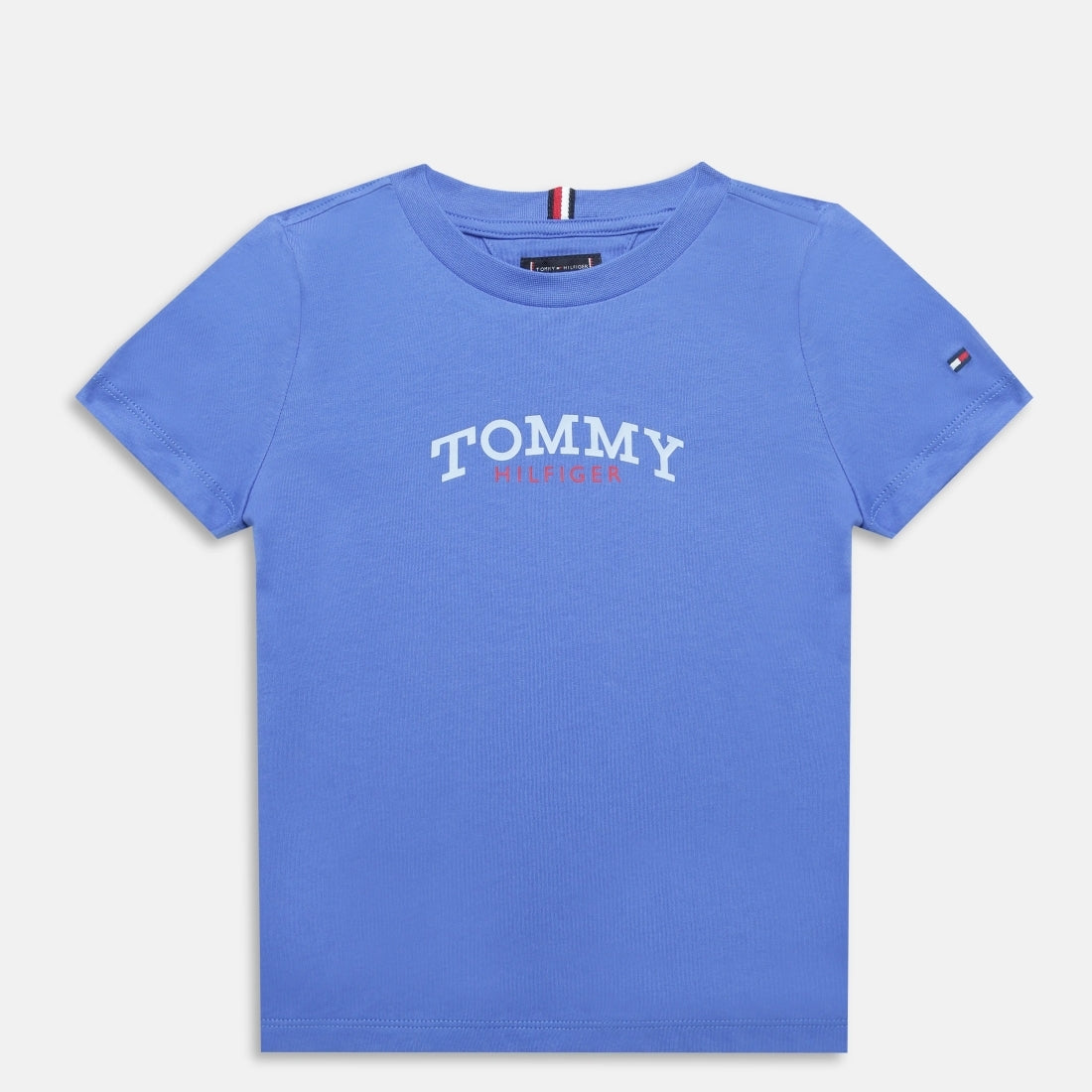 Boys Empire Blue Typographic Cotton Regular Fit T-Shirt