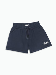 Girls Navy Logo Cotton Blend Casual Knit Bottom
