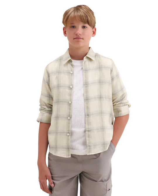 Rare Ones Boys Pink Cotton Blend Regular Fit Shirt
