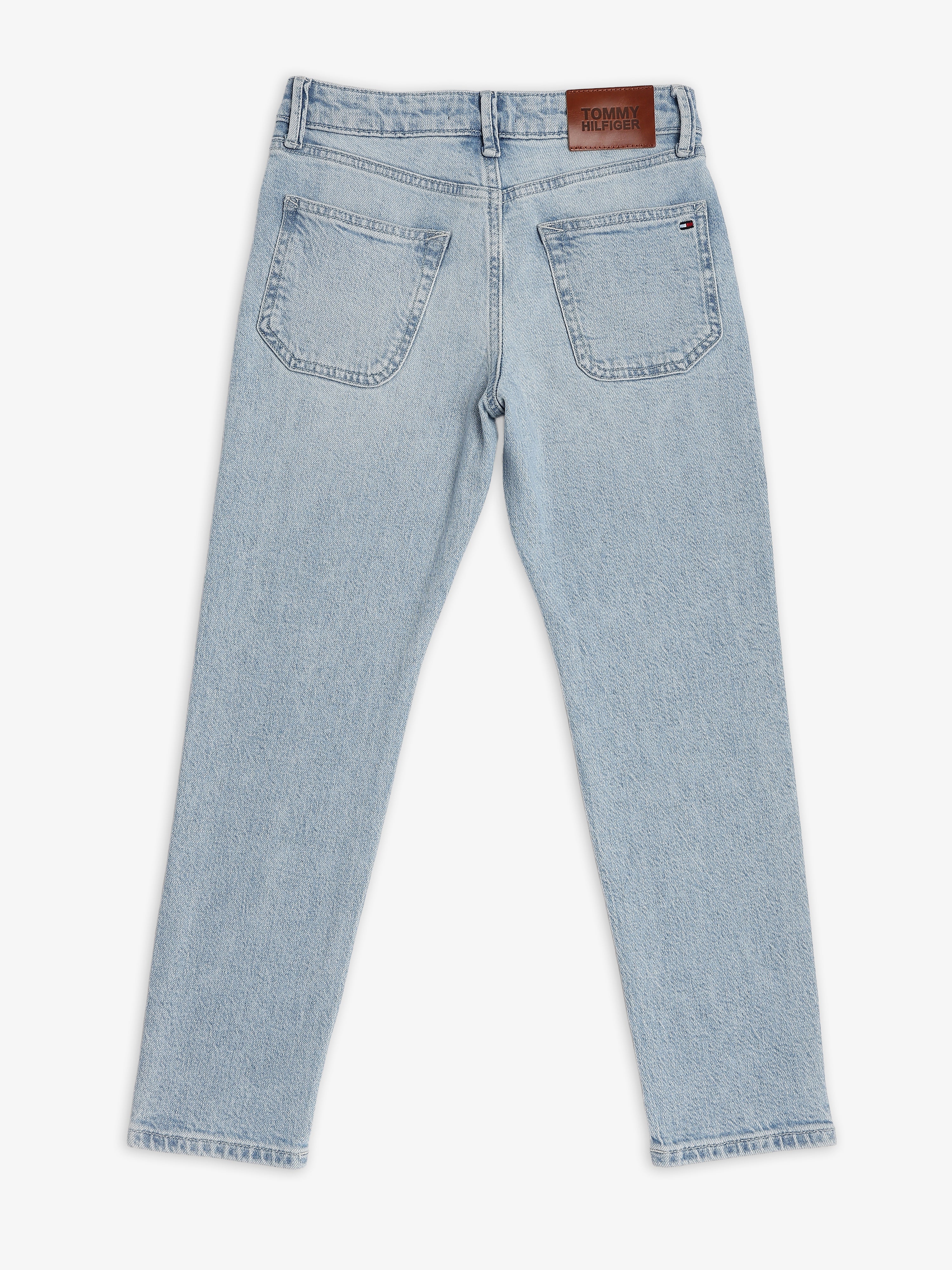 Girls Blue Straight Fit BCI Cotton Denim Bottom