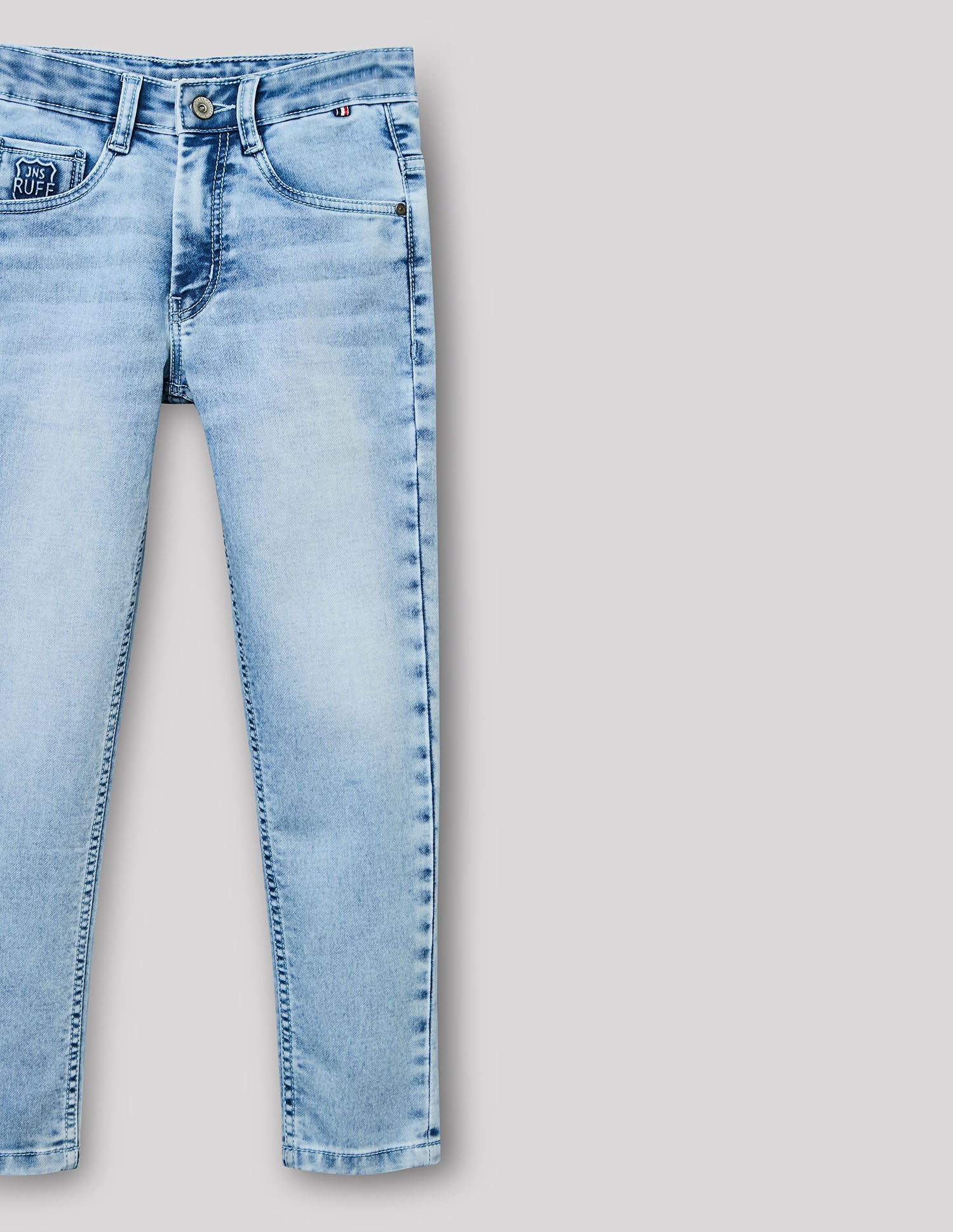 Boys Stone Cotton Regular Fit Casual Jeans