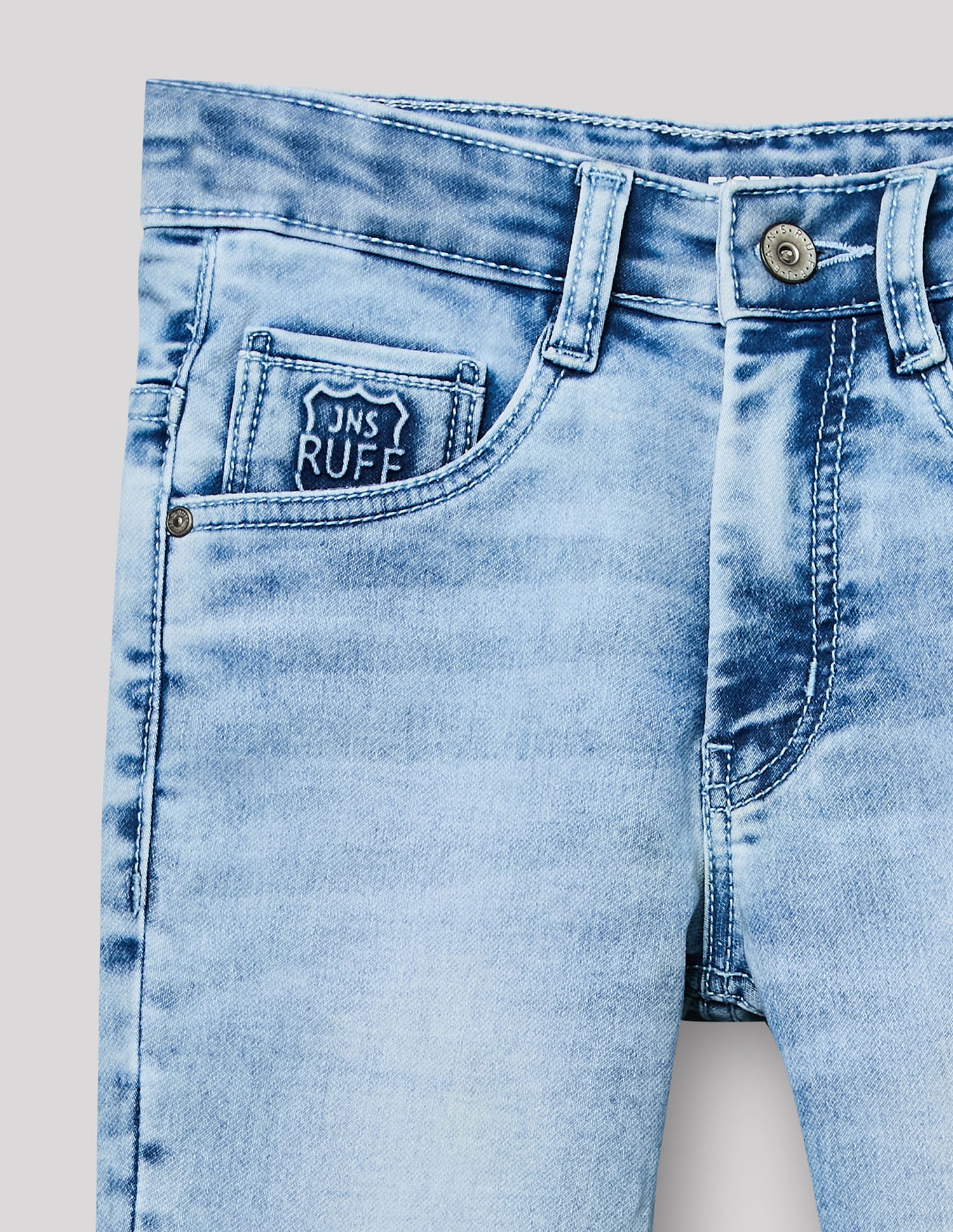 Boys Stone Cotton Regular Fit Casual Jeans