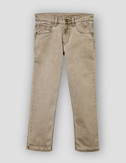 Boys Fawn Stretch Straight Fit Fashion Jeans