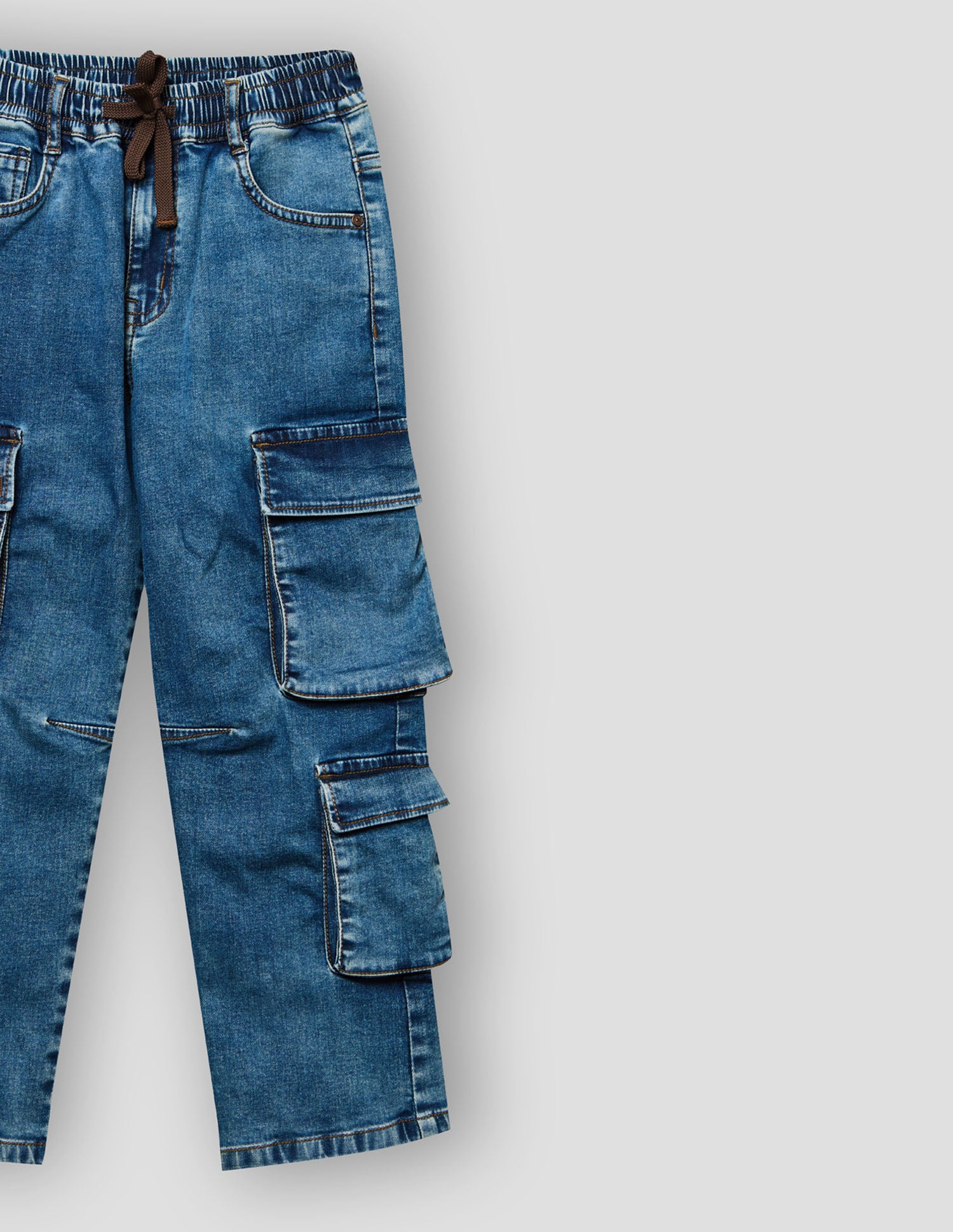 Boys Mud Stretch Baggy Fit Jeans