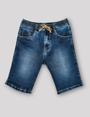 Boys Denim-X Cotton Denim Bermuda Shorts
