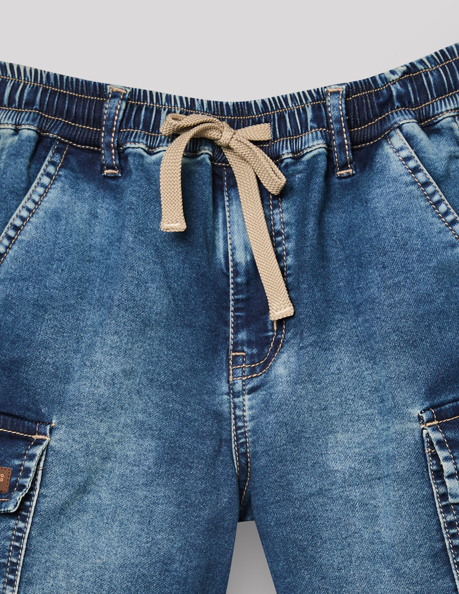 Boys Mud Stretch Denim Bermuda Shorts