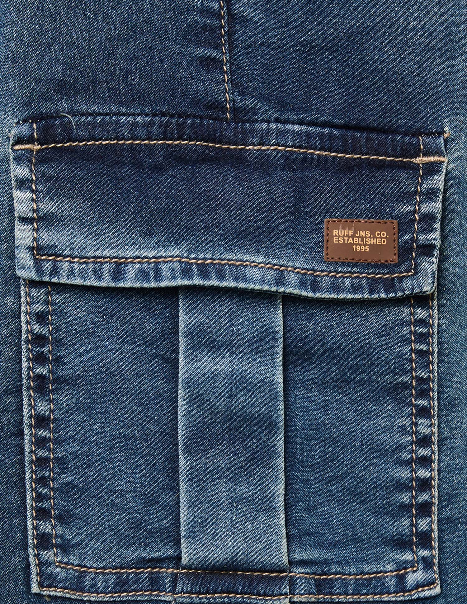 Boys Mud Stretch Denim Bermuda Shorts