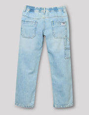 Boys Ice Cotton Denim Jogger Straight Fit Jeans