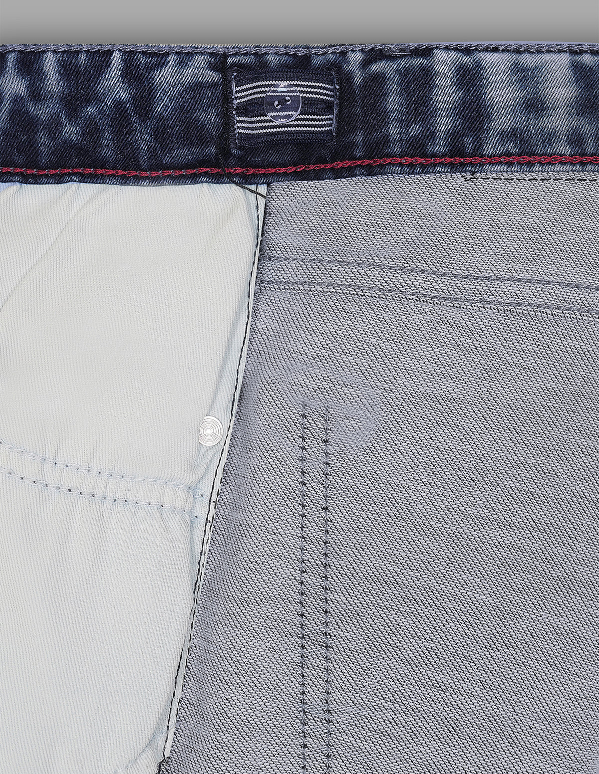 Boys Stone Cotton Blend Straight Fit Jeans