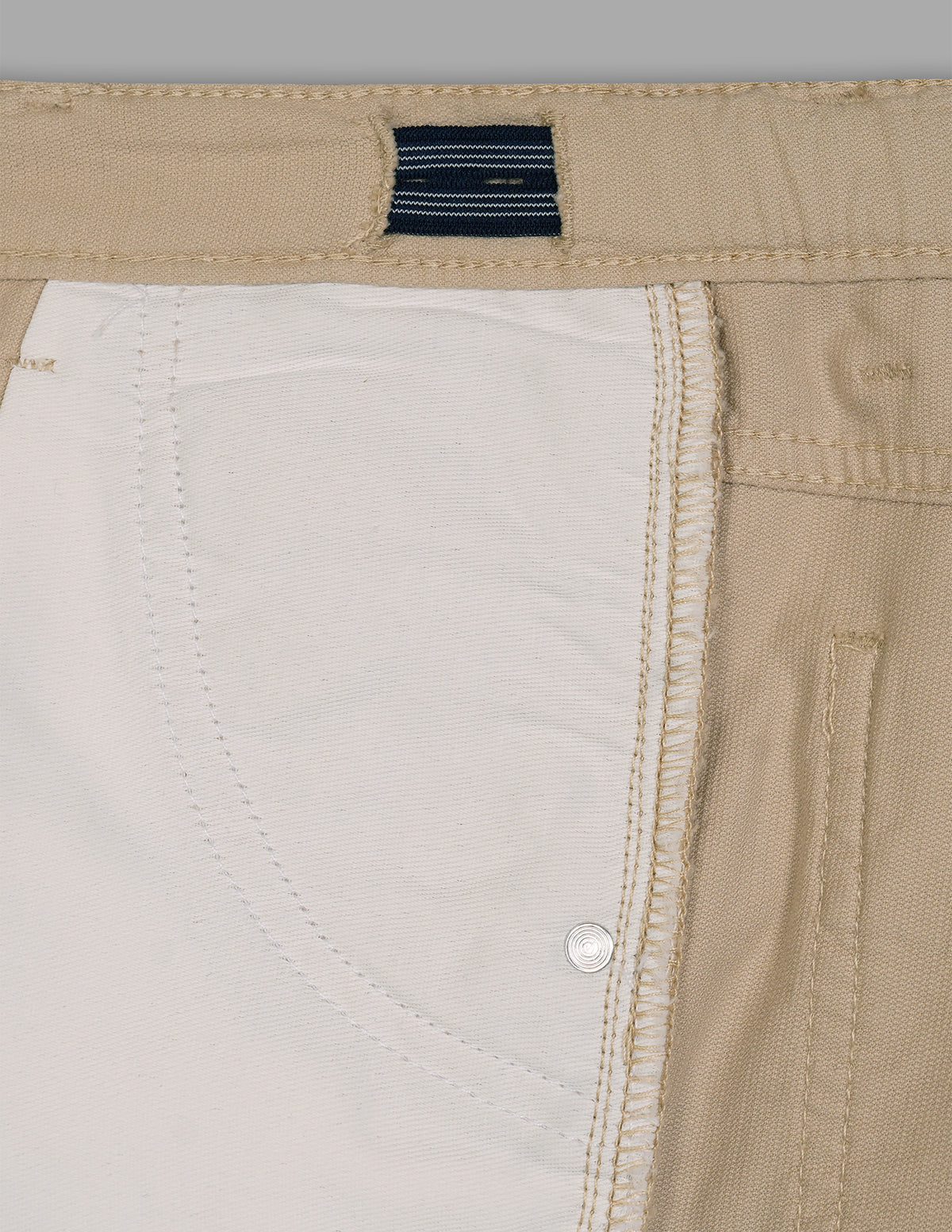 Boys Fawn Corduroy Straight Fit Trousers