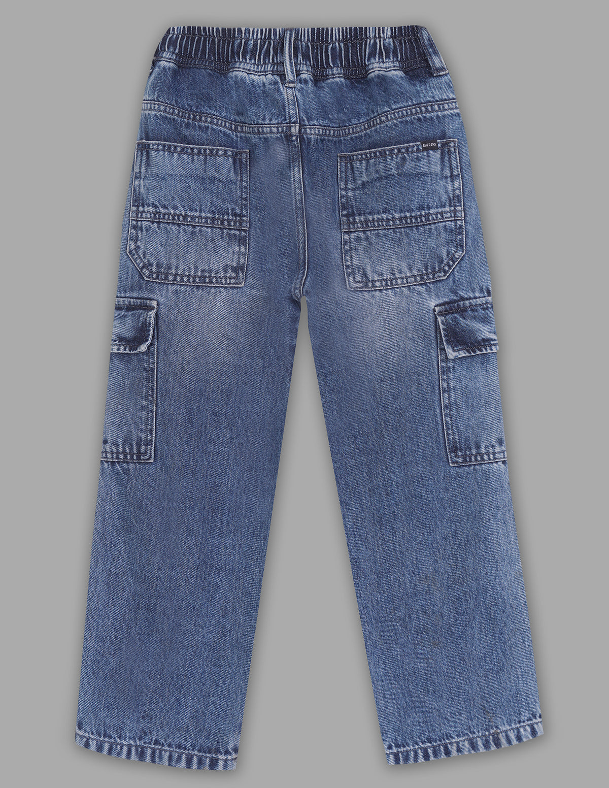 Boys Denim X Cotton Blend Bootcut Jeans