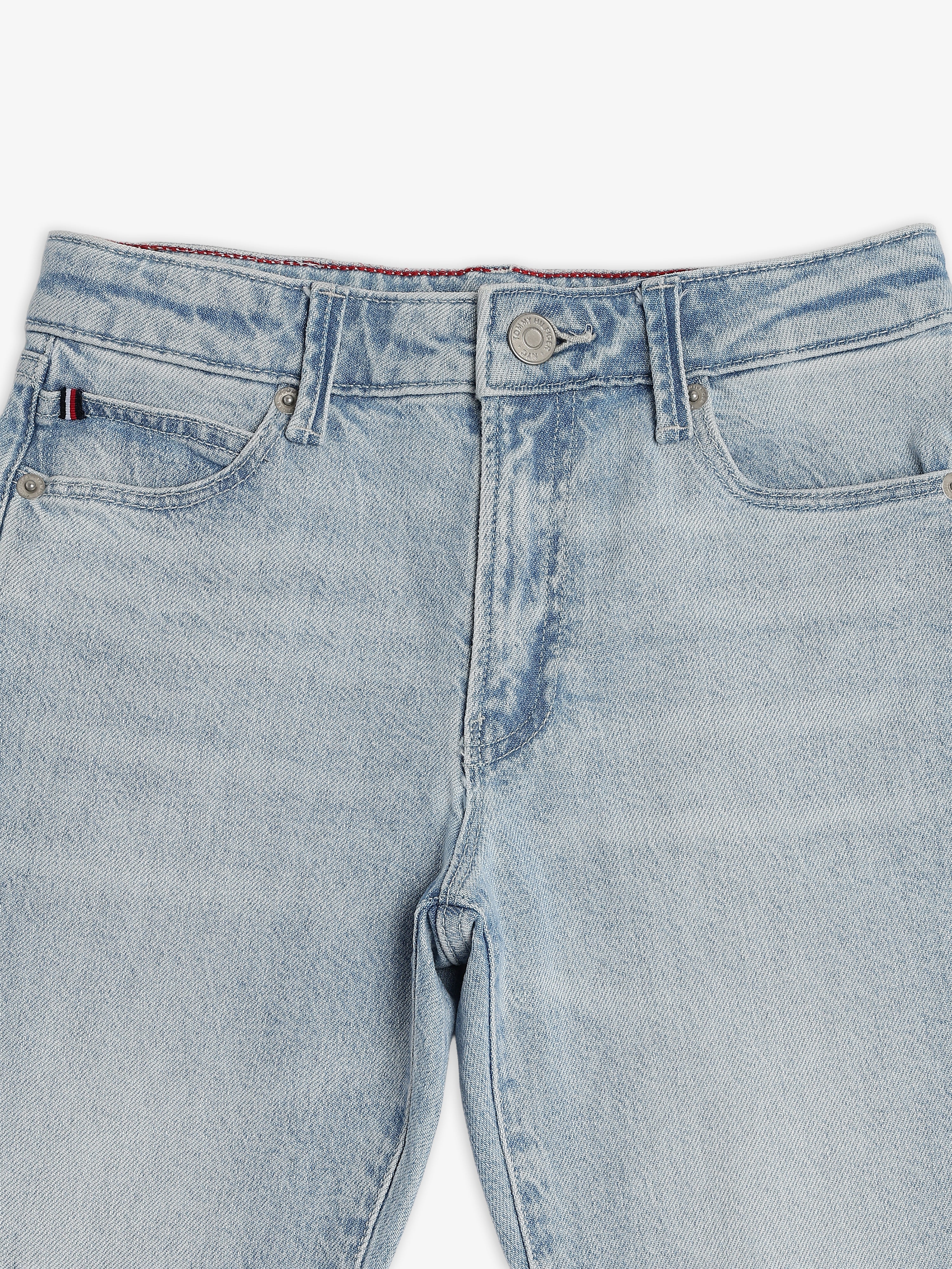 Girls Blue Straight Fit BCI Cotton Denim Bottom