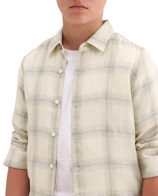 Rare Ones Boys Pink Cotton Blend Regular Fit Shirt
