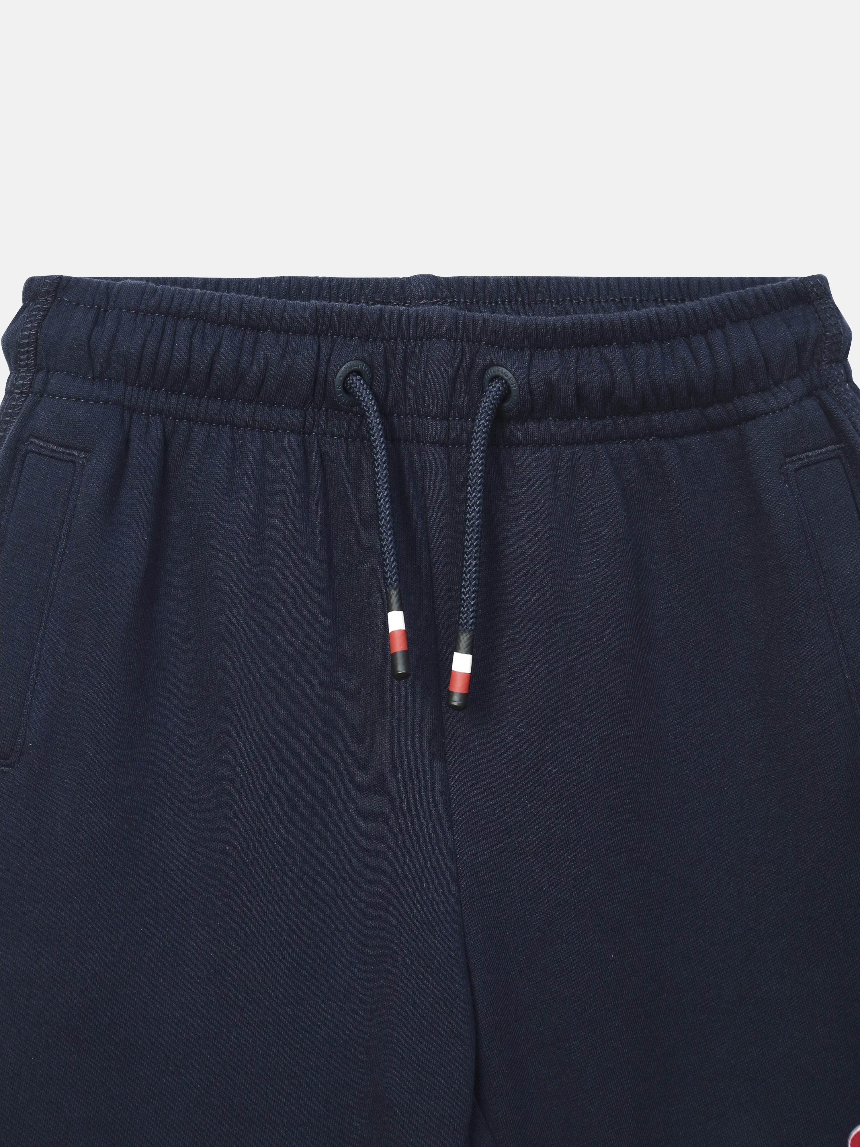 Girls Navy Logo Cotton Blend Casual Knit Bottom