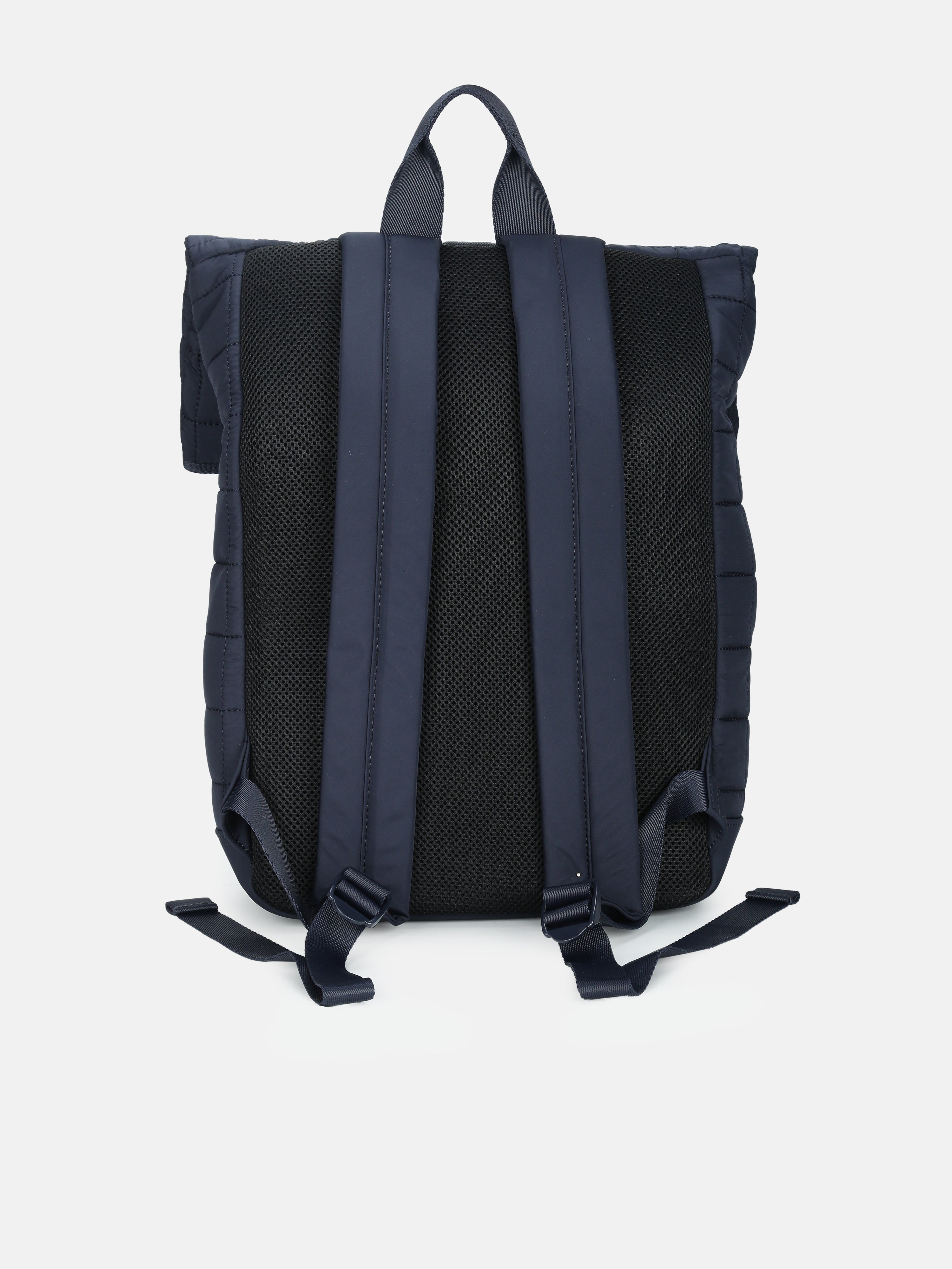 Kids Blue Quilted Polyester Blend Casual Bag
