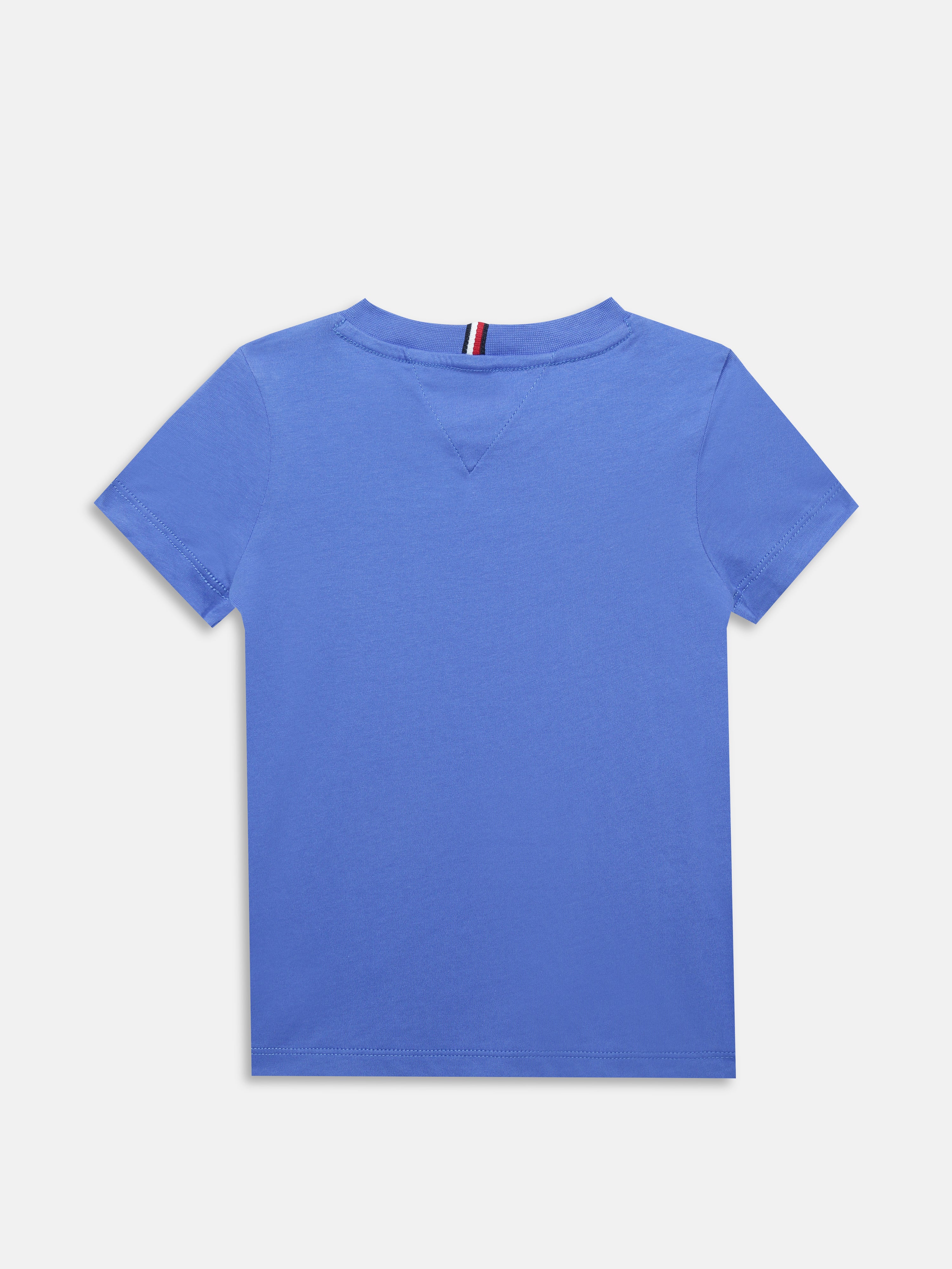 Boys Blue Logo Cotton Crew Neck Knit Top Regular Fit