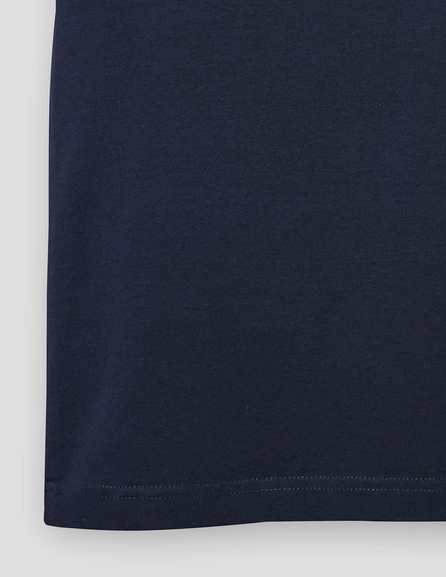 Boys Navy Cotton Stretch Graphic Crew Neck T-Shirt
