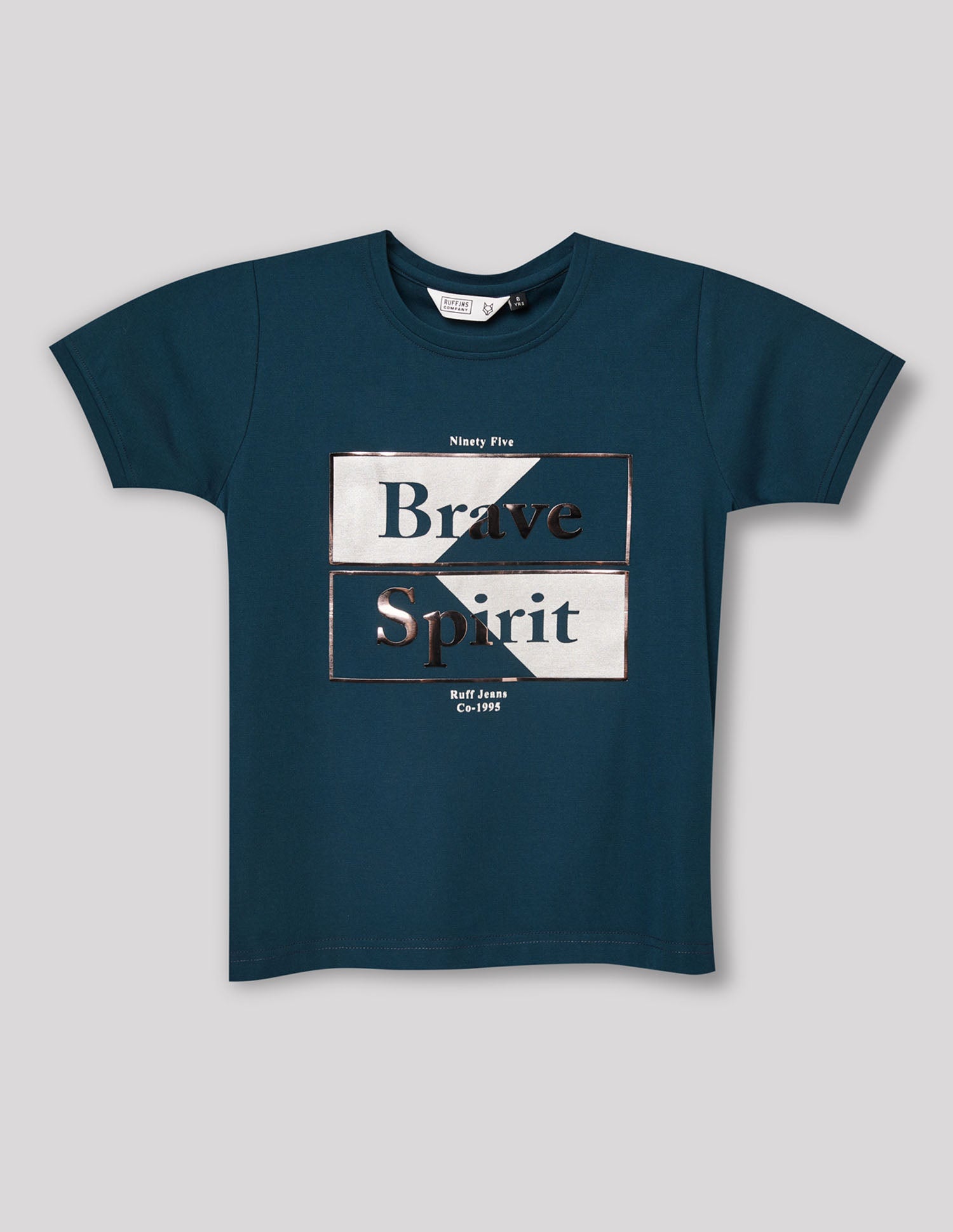 Boys Air Force Lycra Blend Crew Neck T-Shirt – Half Sleeve