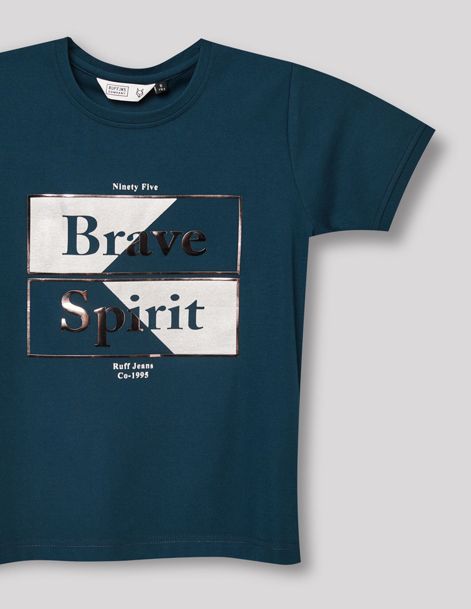 Boys Air Force Lycra Blend Crew Neck T-Shirt – Half Sleeve