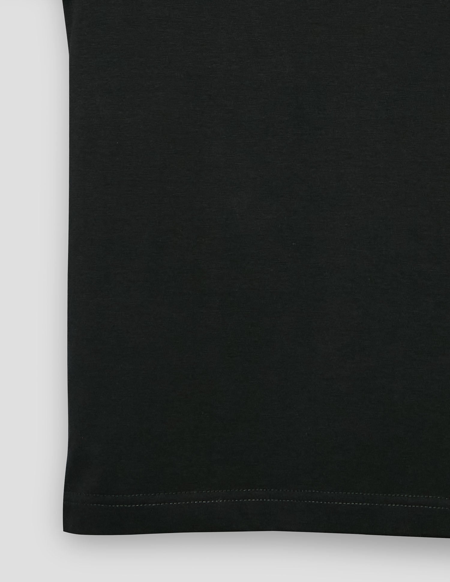 Boys Black Cotton Stretch Crew Neck Fashion T-Shirt