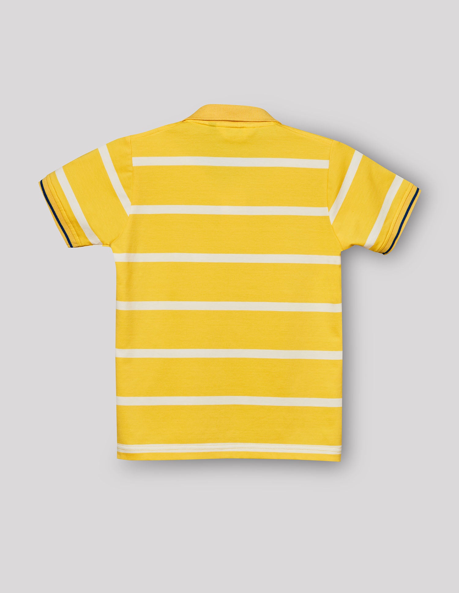Boys Lemon Cotton Blend Polo T-Shirt – Half Sleeve