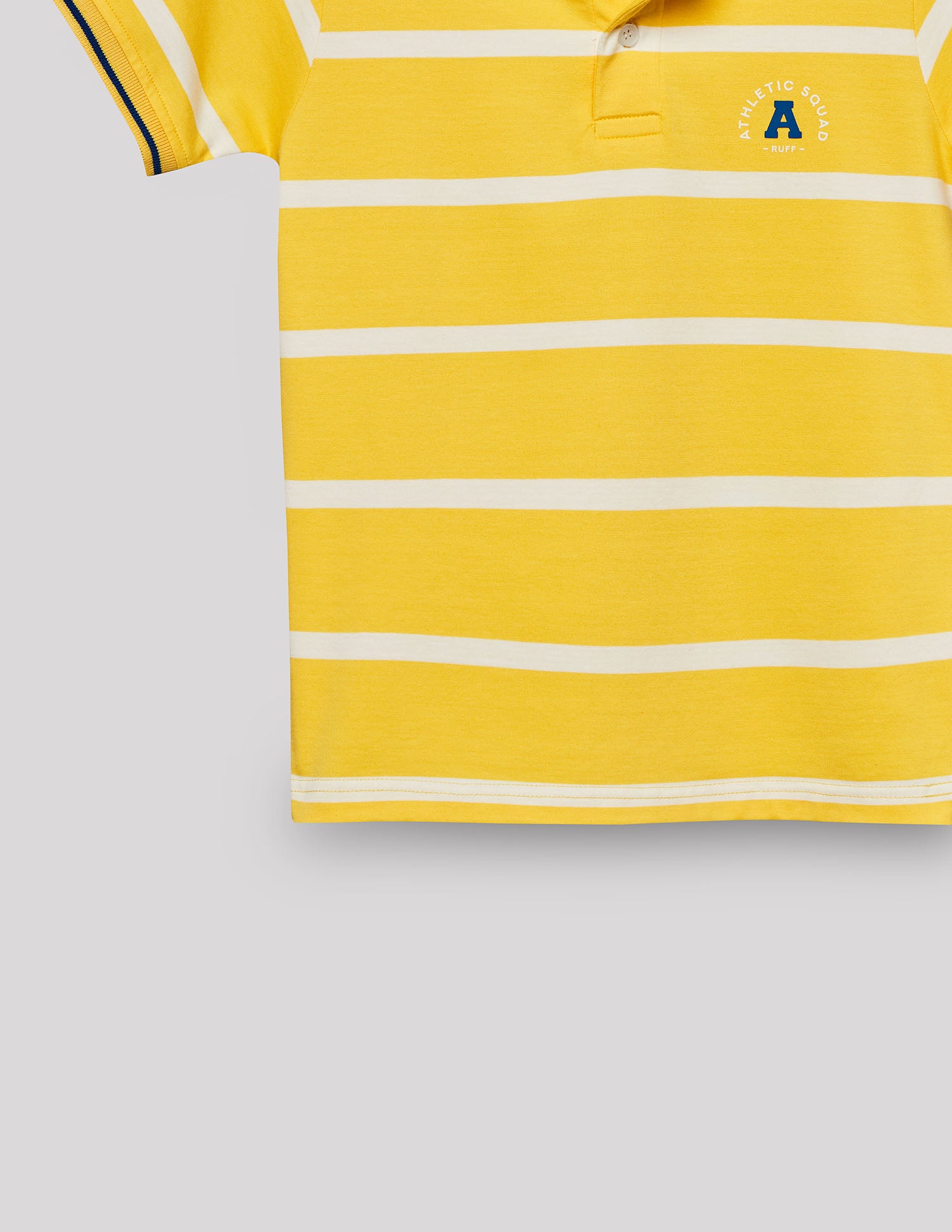 Boys Lemon Cotton Blend Polo T-Shirt – Half Sleeve