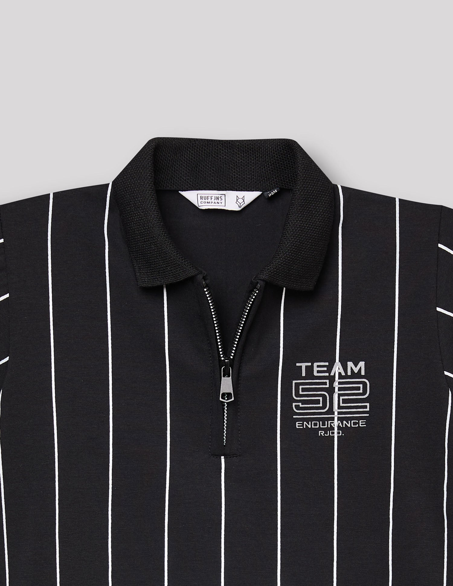 Boys Black Cotton Stretch Polo T-Shirt – Half Sleeve