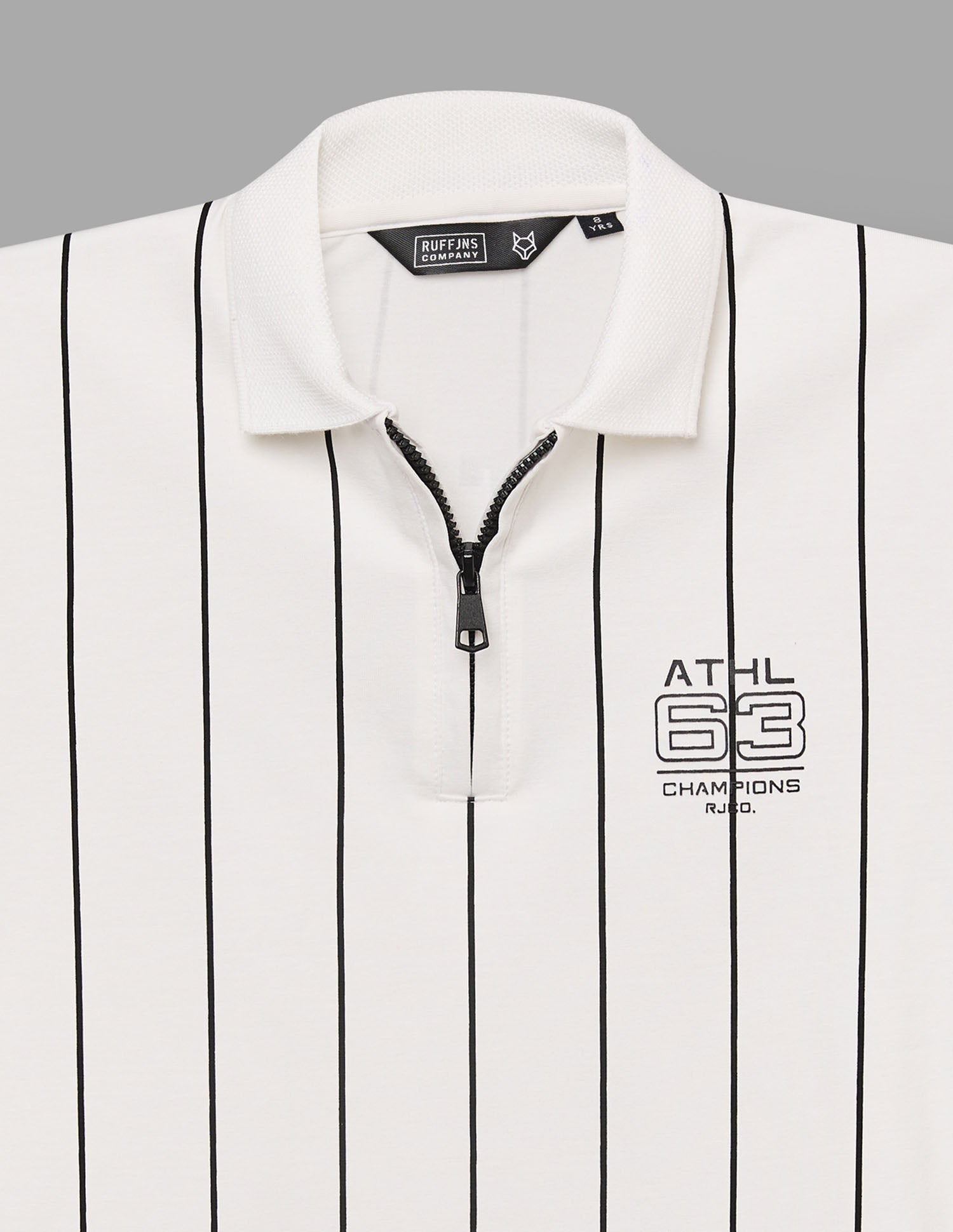 Boys White Cotton Stretch Polo T-Shirt – Half Sleeve
