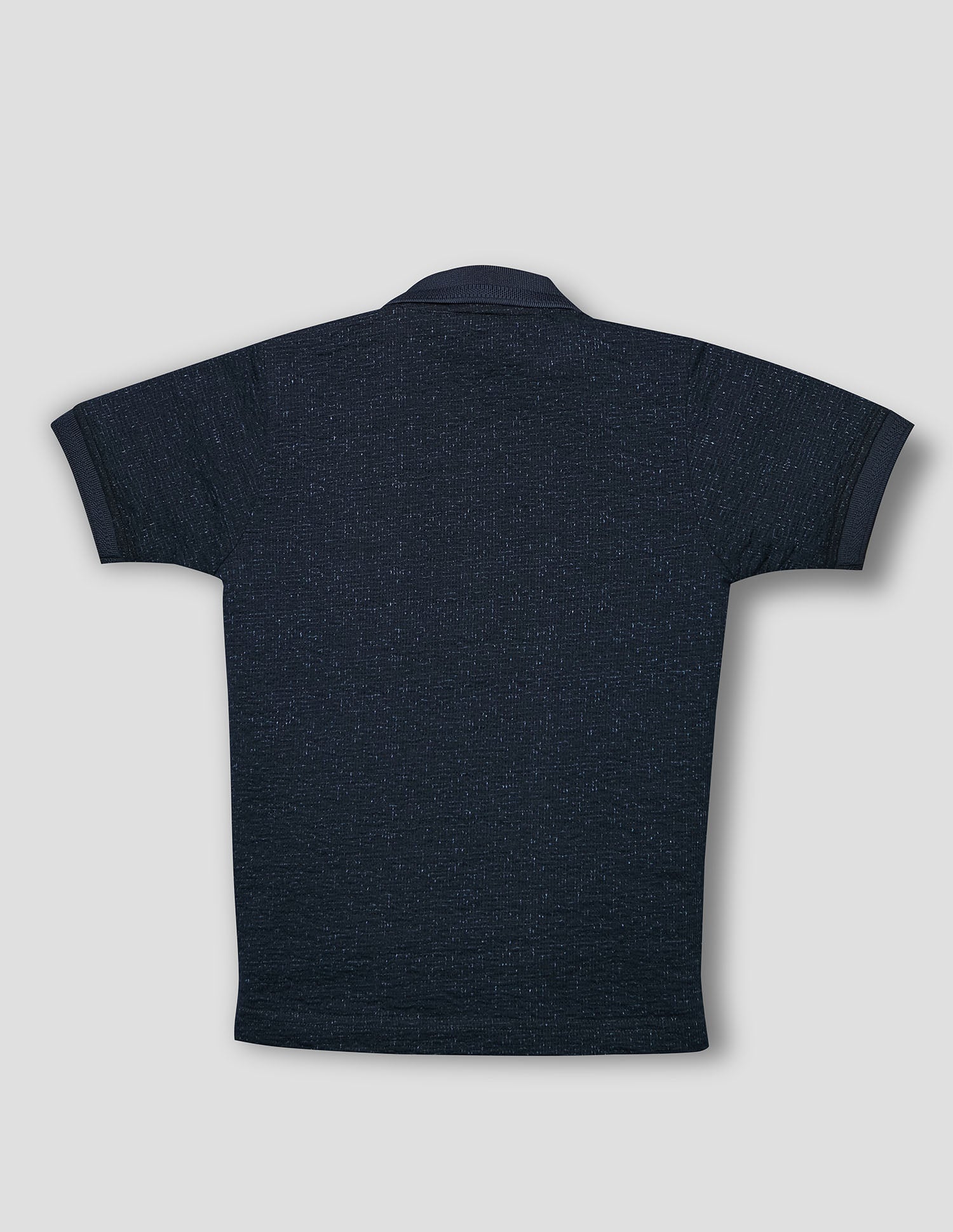 Boys Indigo Cotton Blend Polo T-Shirt – Half Sleeve