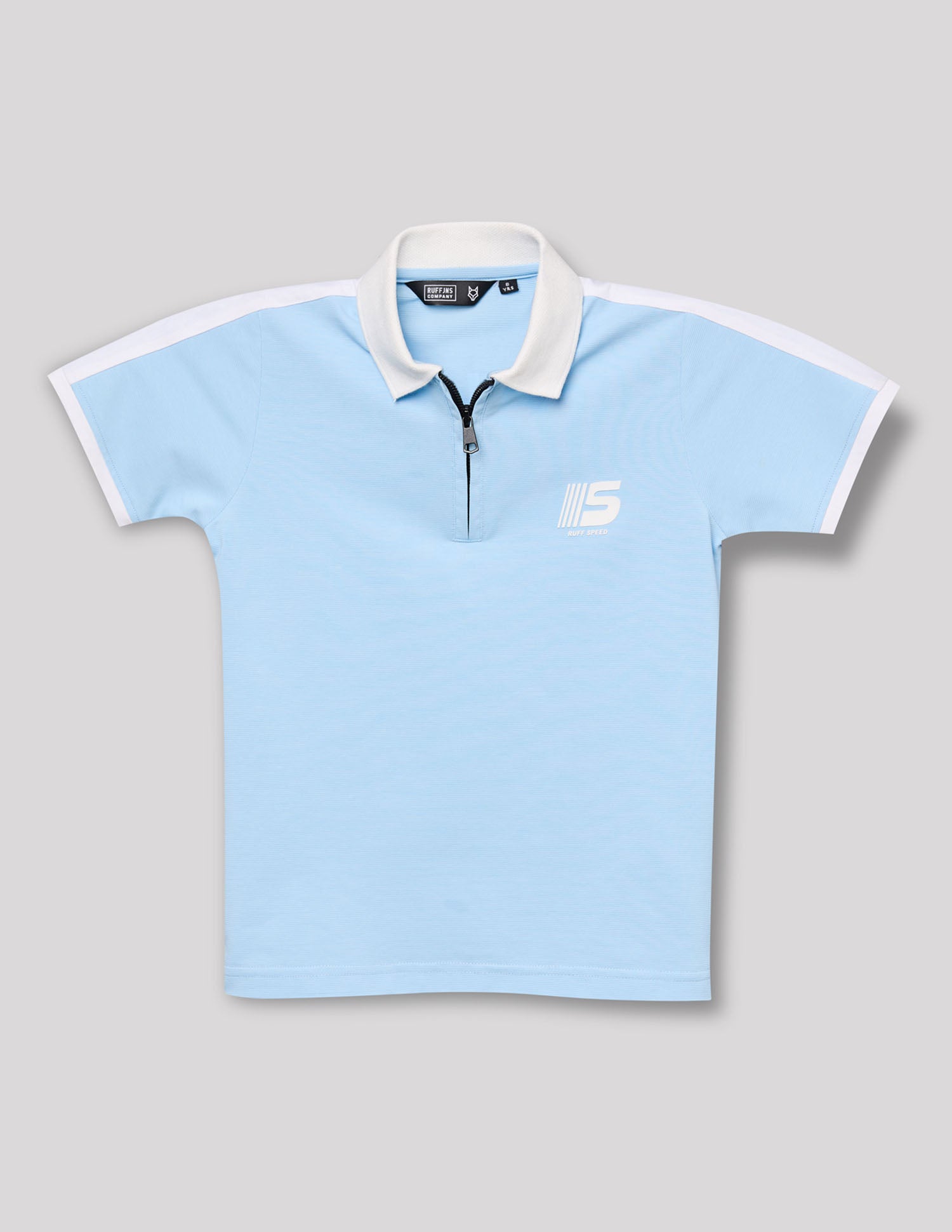 Boys Sky Cotton Blend Polo T-Shirt – Half Sleeve