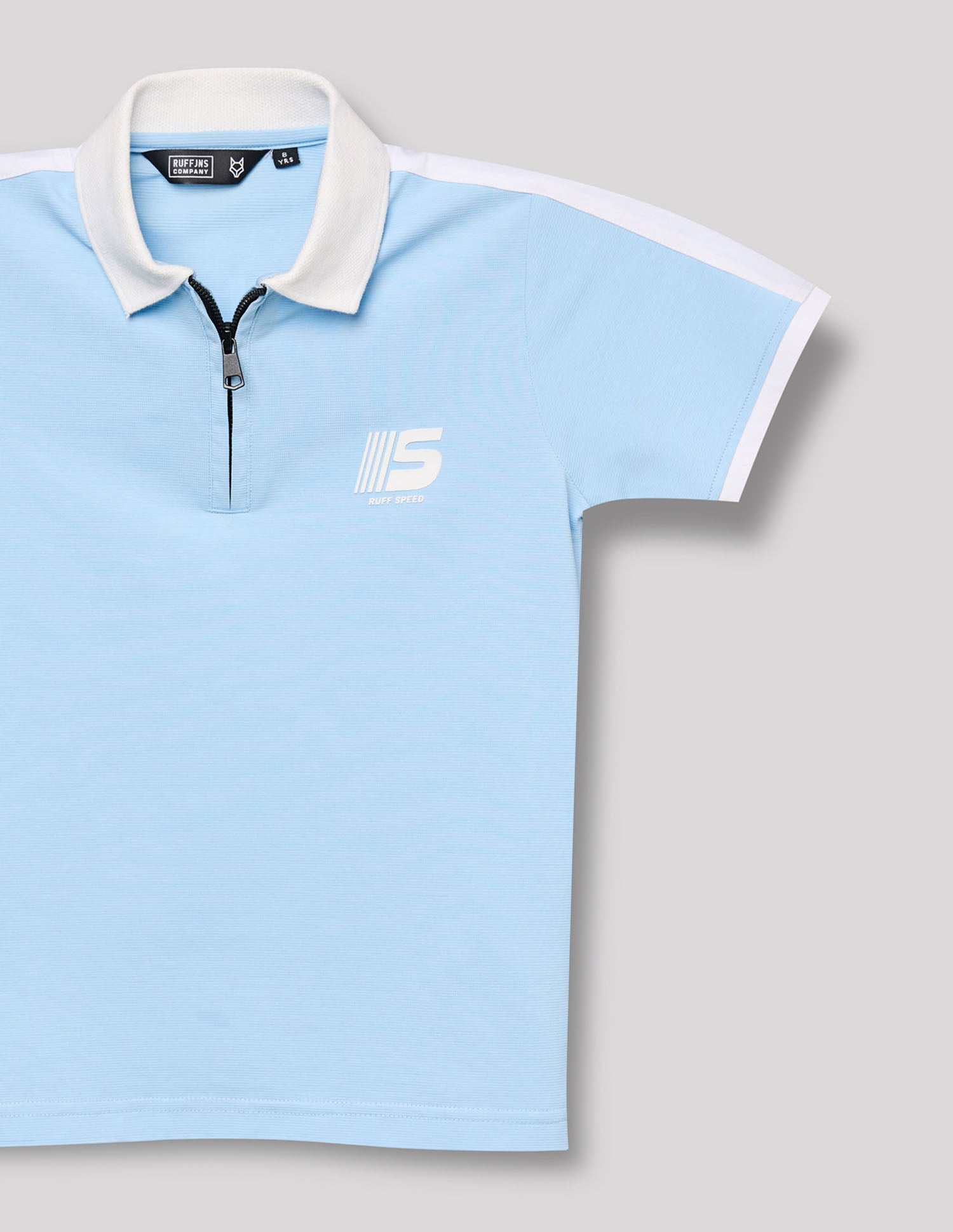 Boys Sky Cotton Blend Polo T-Shirt – Half Sleeve