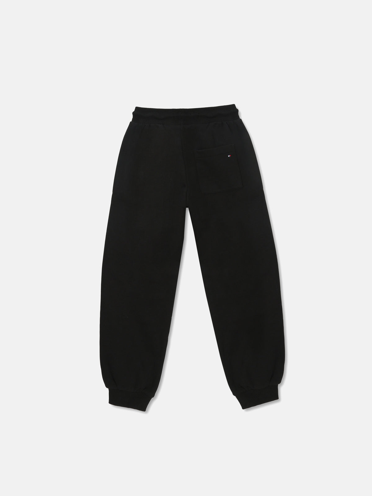 Girls Regular Fit Logo Mid Rise Jogger Black