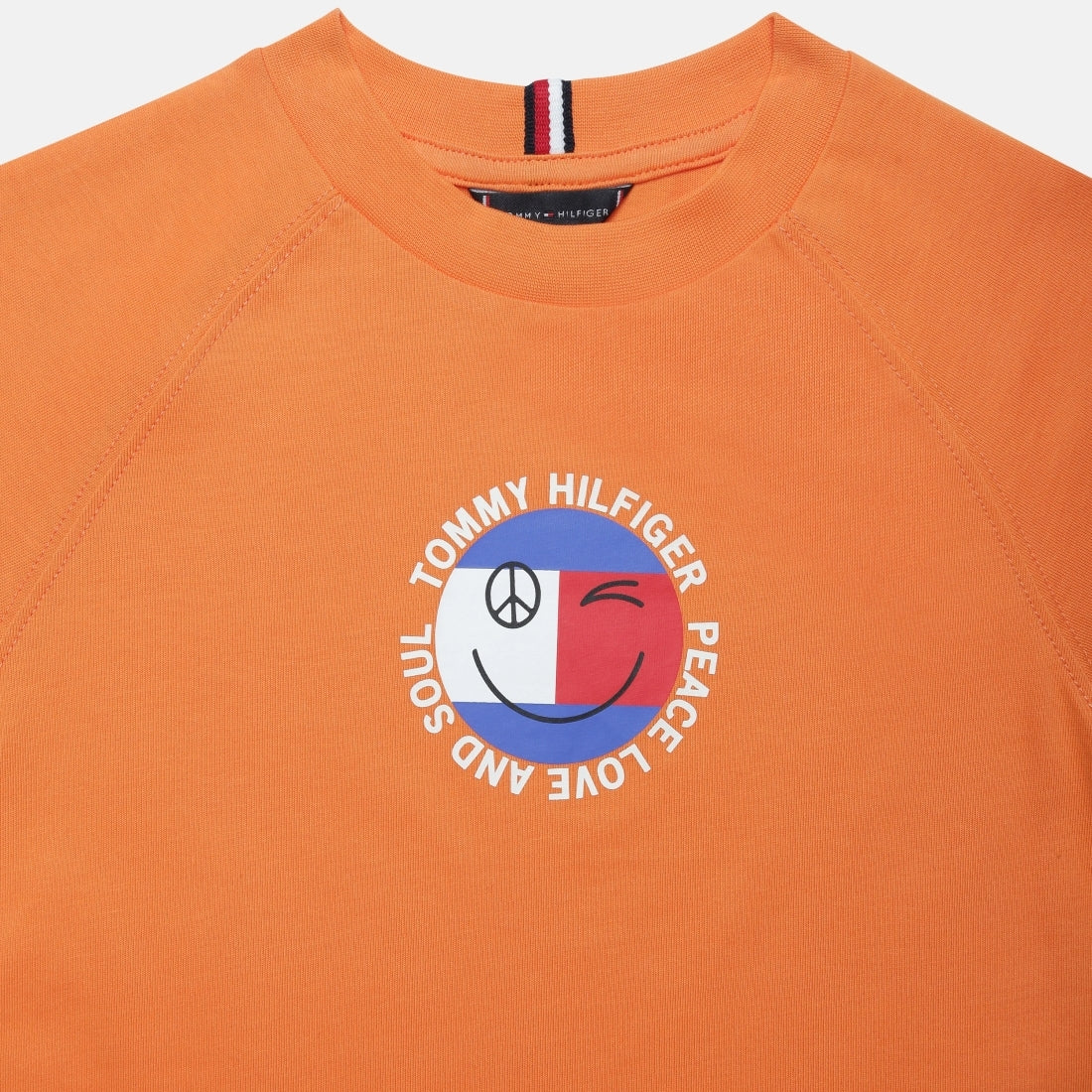 Boys Lush Orange Graphic Cotton Regular Fit T-Shirt