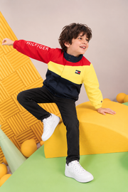 Boys Colorblock Jacket Dark Night Navy Colourblock