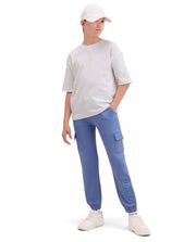 Rare Ones Boys Purple Cargo Fit Cotton Track Pant
