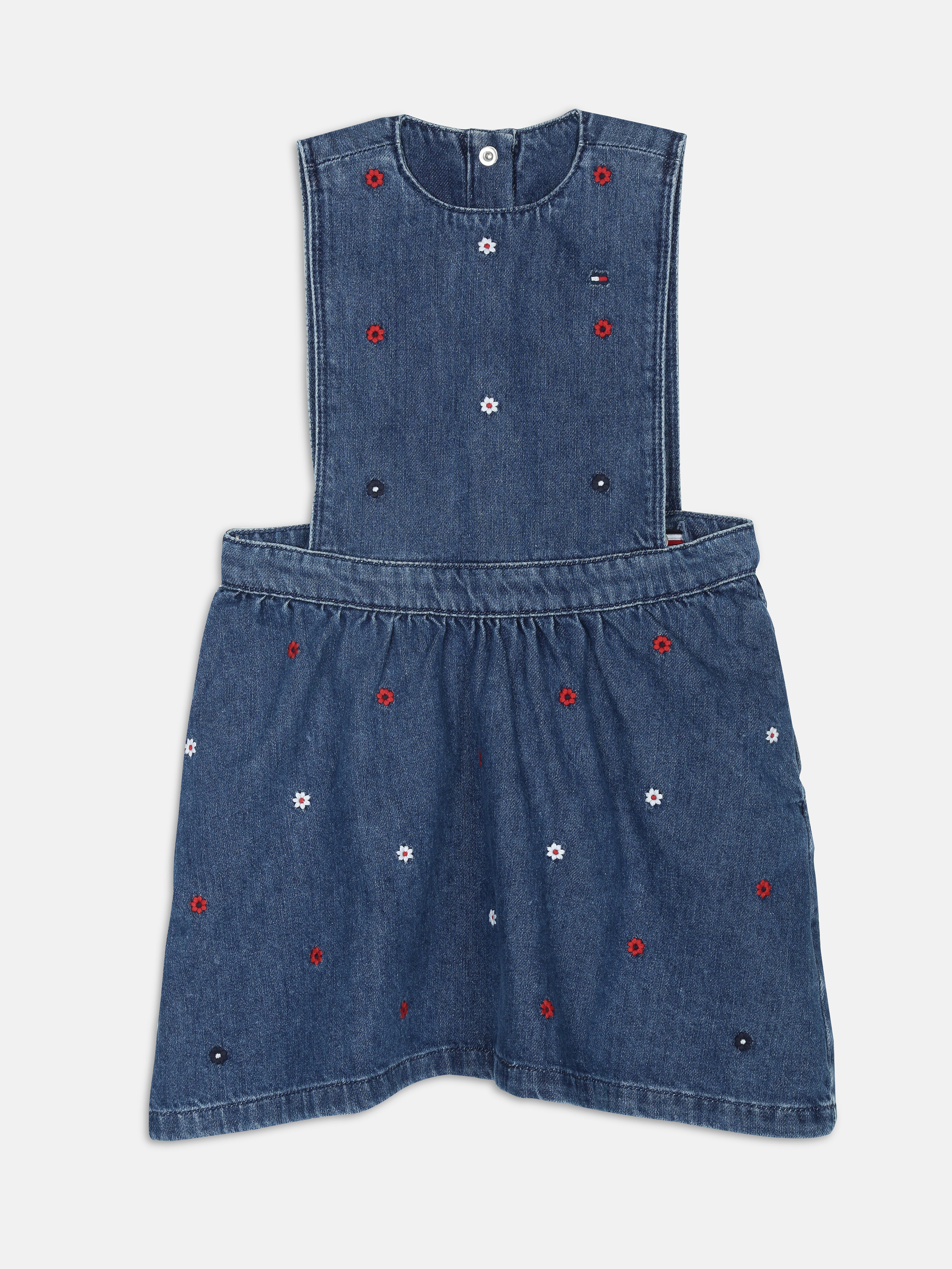 Girls Printed Recycled Cotton Sleeveless Casual Dress