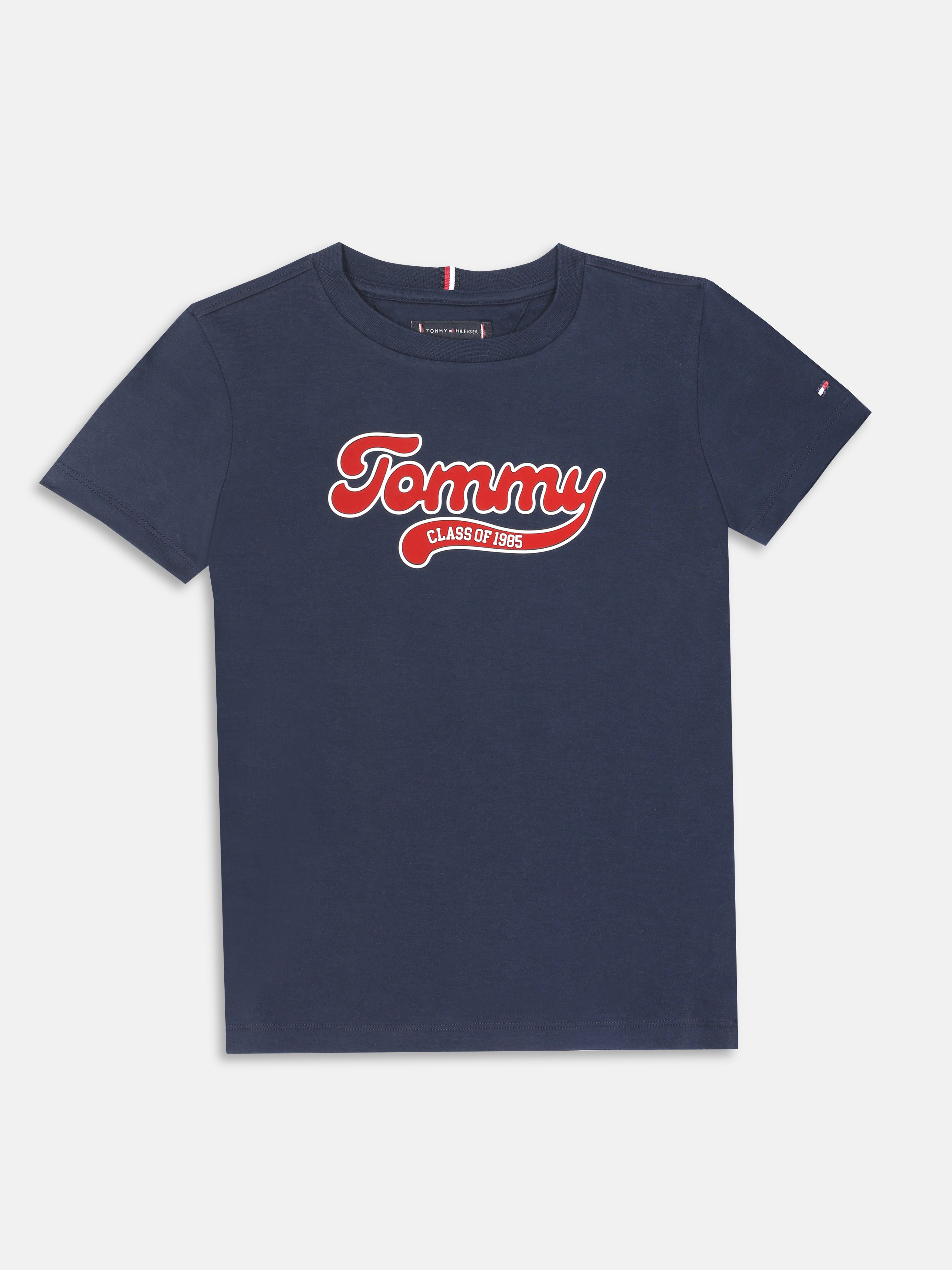Boys Navy Everyday Logo Cotton T-Shirt