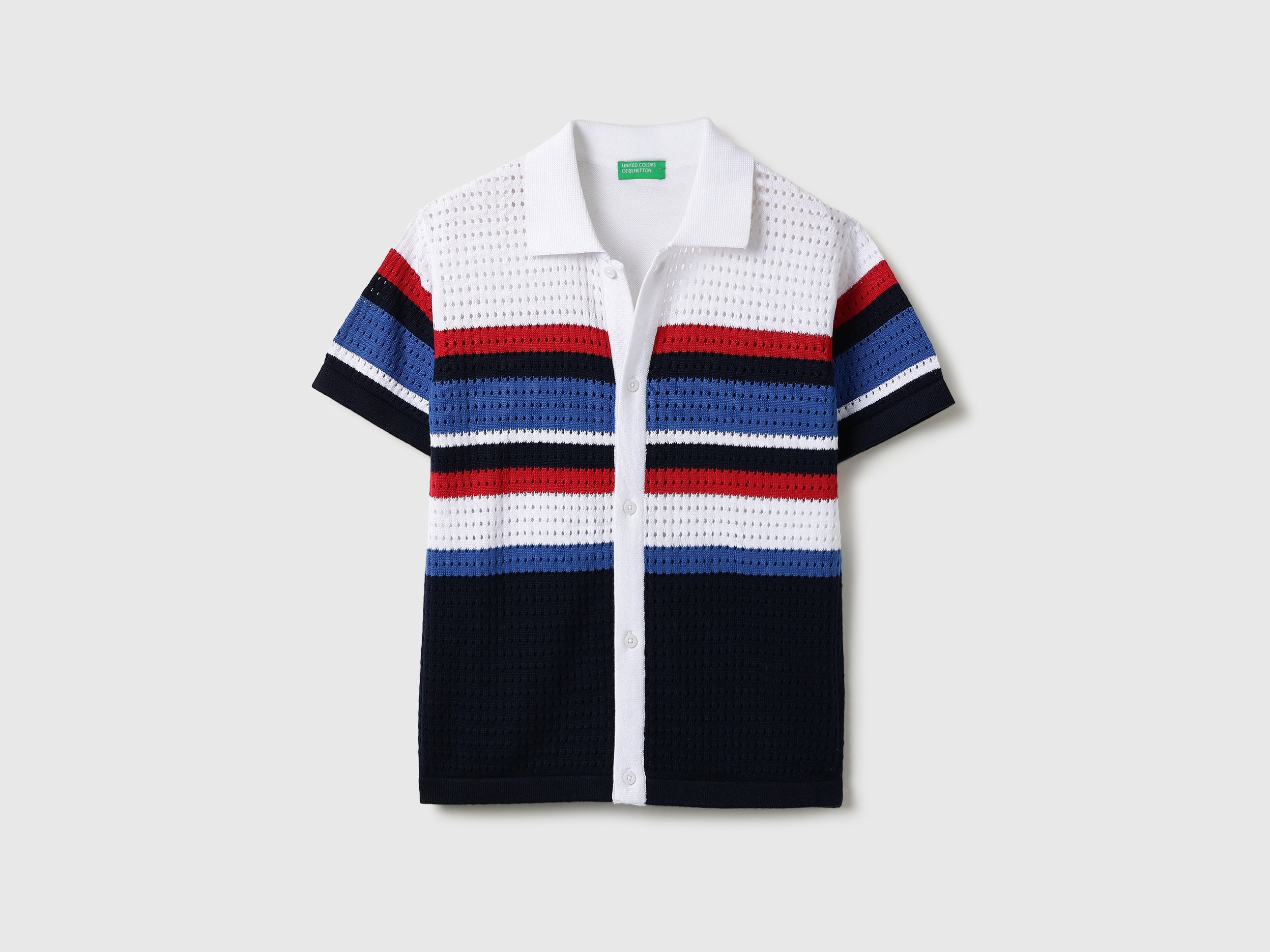 Boys Pure Cotton Striped Spread Collar Casual Shirt