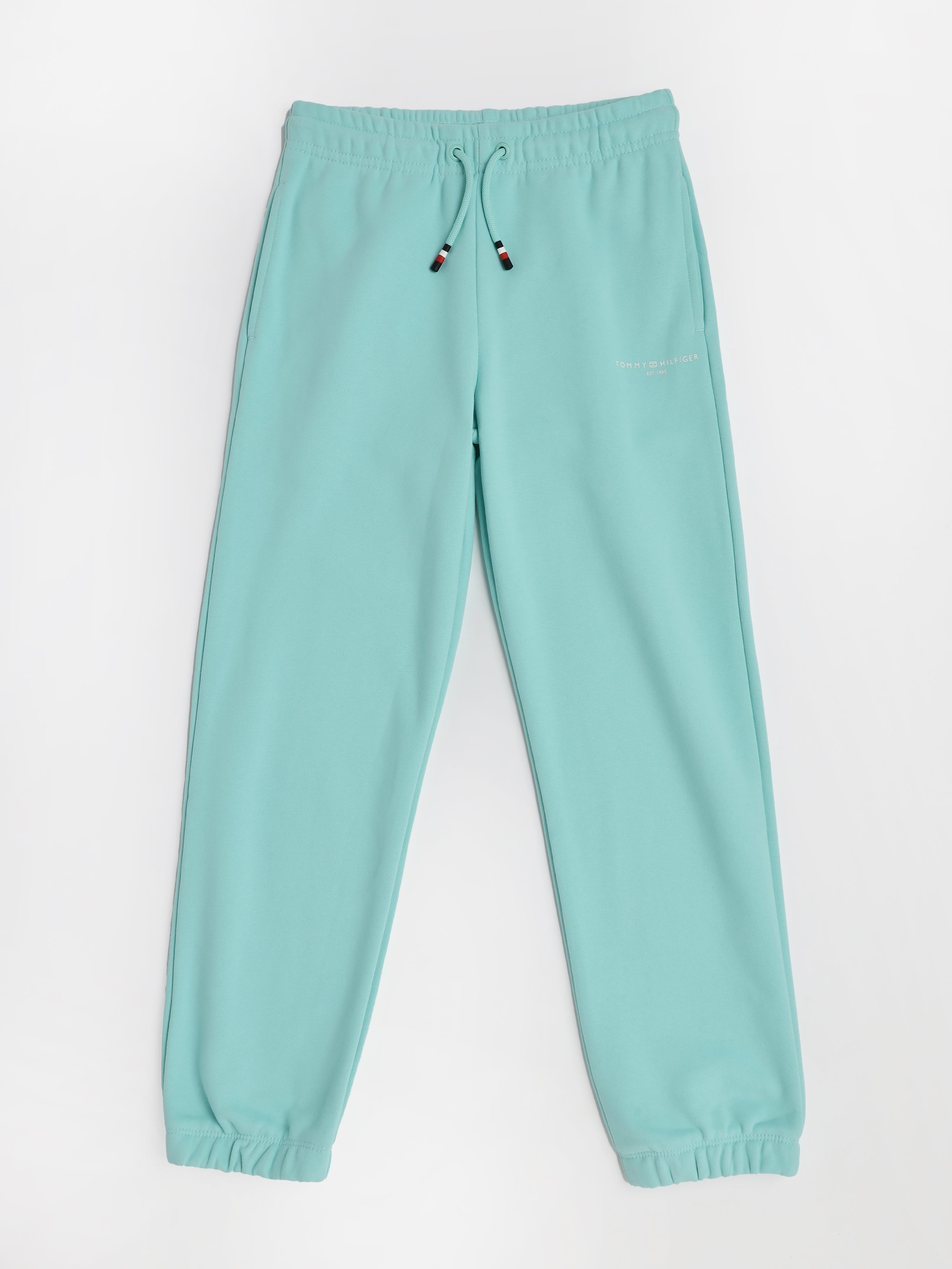 Girls Green Cotton Blend Casual Drawstring Bottom