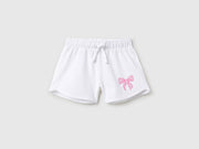 Girls Cotton Blend Solid Regular Fit Casual Shorts