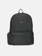 Kids Black Recycled Polyester Casual Zip Bag