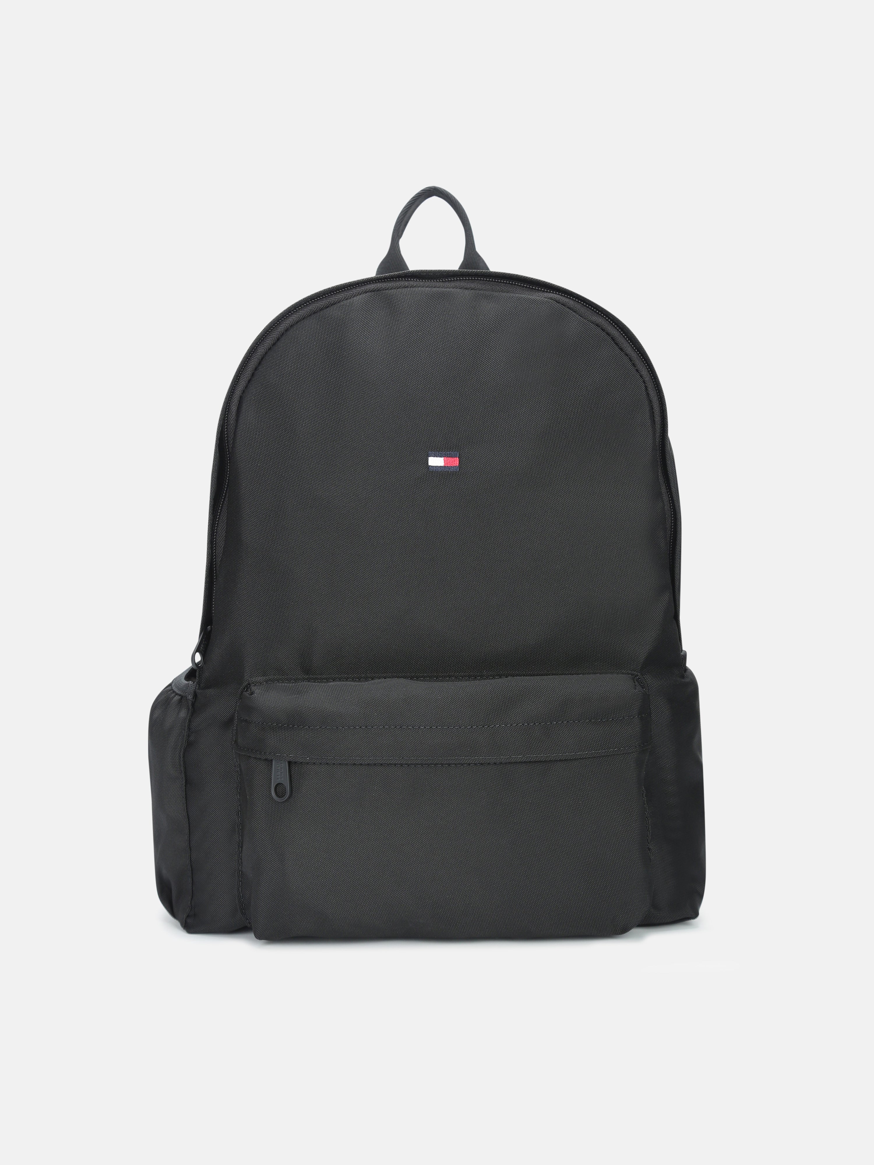 Kids Black Recycled Polyester Casual Zip Bag