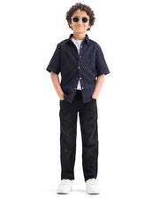 Rare Ones Boys Black Pull-On Regular Fit Denim Pant