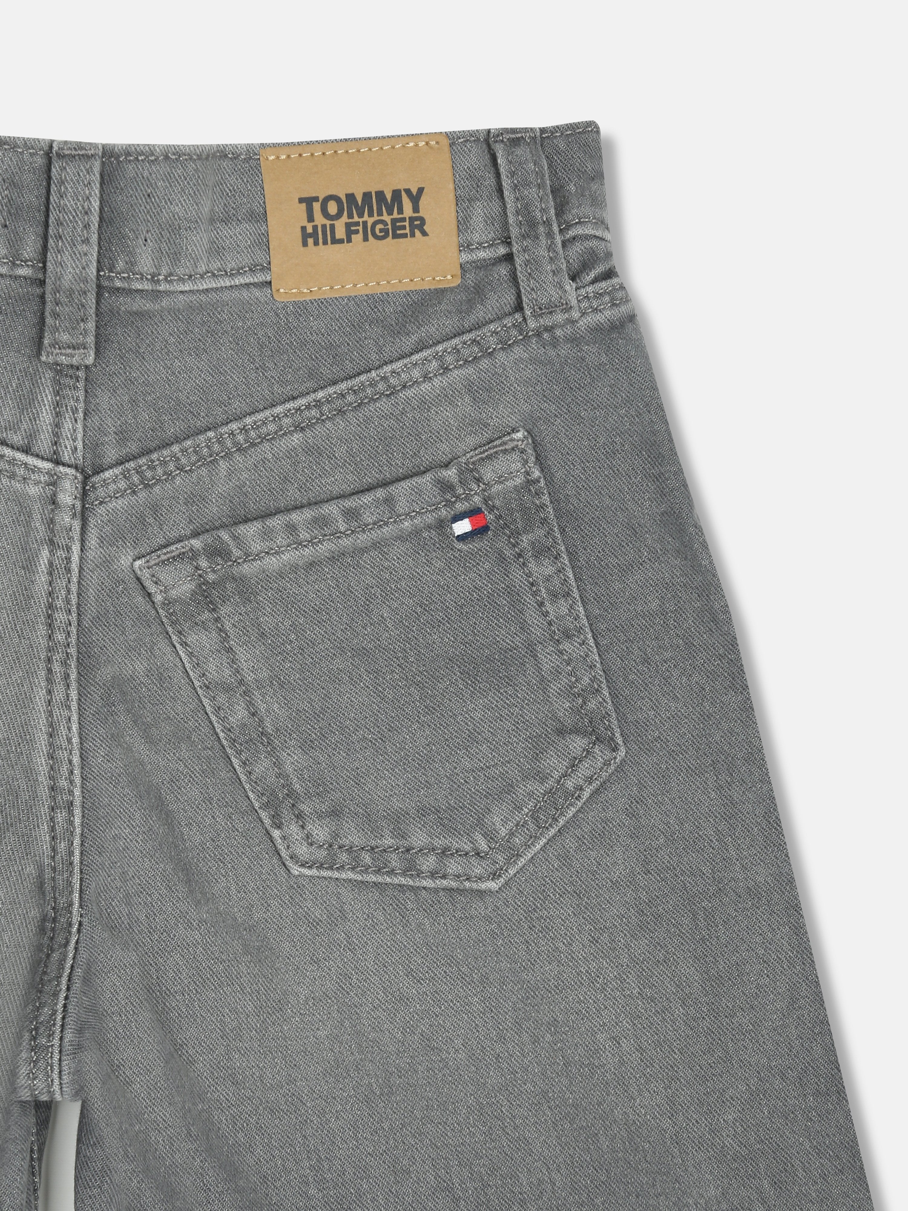 Girls Grey Oversized Fit Straight Casual Pants