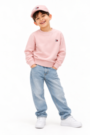 Boys Logo Light-Pink Cotton Baseball Cap Blushing Bride