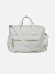 Kids Beige Recycled Polyester Casual Zip Bag