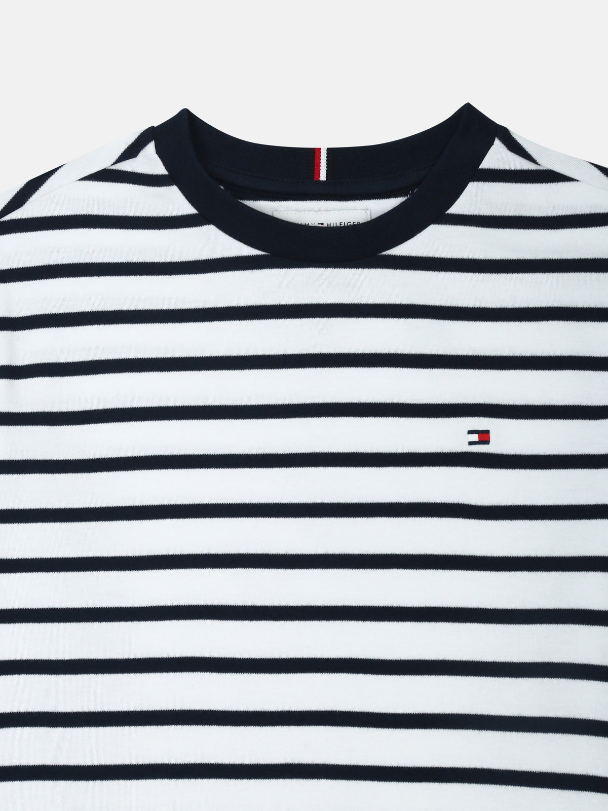 Striped Navy Blue Regenerative Cotton T-Shirt for Boys
