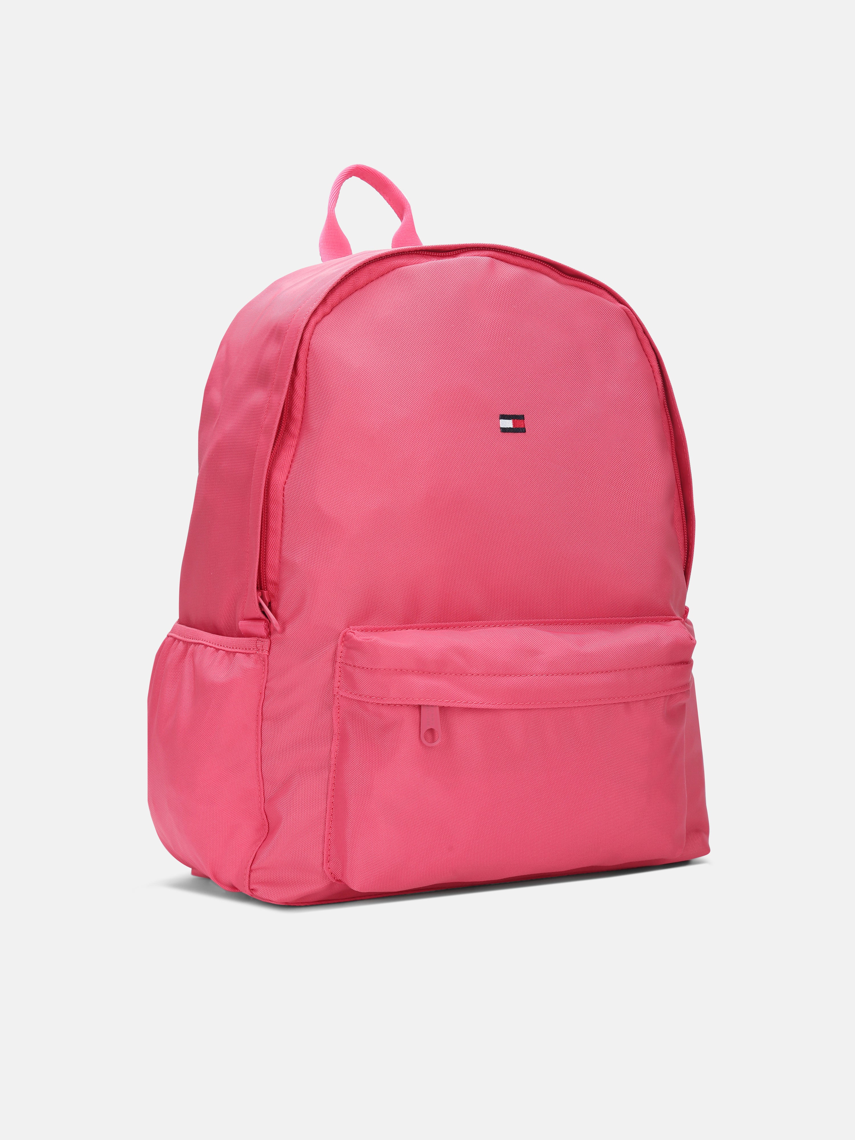 Kids Pink Recycled Polyester Casual Zip Bag